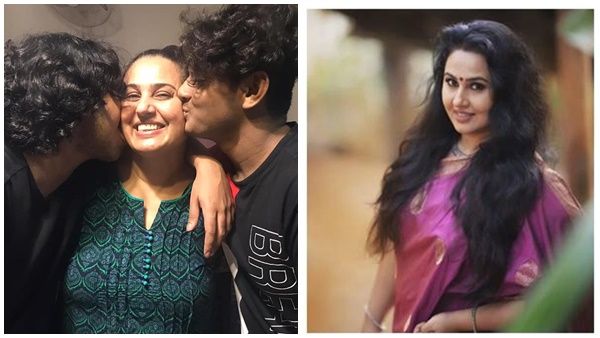 രശ്മിക്ക് കെട്ടിപ്പിടിച്ച് ഉമ്മ നൽകി മക്കൾ, 40ാം പിറന്നാൾ ആഘോഷമാക്കി നടി....