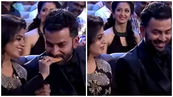 വേദിയിൽ താരങ്ങൾക്ക് മുന്നിൽ പൃഥ്വിരാജിനെ ബിസ്കറ്റ് കഴിപ്പിച്ച് സുപ്രിയ, സംഭവത്തിന് കാരണം രഞ്ജിനി
