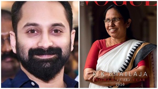 ശൈലജ ടീച്ചറുടെ ചിത്രം പ്രൊഫൈല്‍ പിക്ചറാക്കി ഫഹദ് ഫാസില്‍, കൈയ്യടിച്ച് സോഷ്യല്‍ മീഡിയ