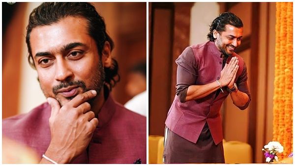 തലമുടി ഹെയര്‍ ബോ വെച്ച് ഒതുക്കി സോൾട്ട് ആന്റ് പെപ്പർ താടിയിൽ സൂര്യ,നടന്റെ പുതിയ ലുക്ക് വൈറൽ