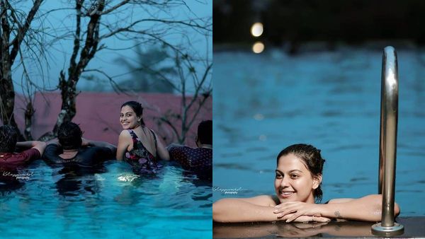 സ്വിമ്മിങ്പൂളിലെ ചിത്രങ്ങളുമായി അനുശ്രീ, സദാചാര ആങ്ങളമാർക്കുള്ള മറുപടിയാണ് ഈ ക്യാപ്ഷന്‍