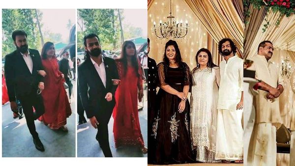 വിസ്മയയുടെ കൈപിടിച്ച് പ്രണവിന്‍റെ സ്റ്റൈലിഷ് എന്‍ട്രി, അനീഷയുടെ വിവാഹം ആഘോഷമാക്കി താരകുടുംബം