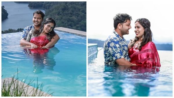 ഹണിമൂണ്‍ യാത്രയ്ക്കിടയില്‍ സഹതാരത്തെ കാണാനെത്തി കുടുംബവിളക്ക് സീരിയലിലെ നടി ആതിര മാധവ്