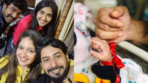 മേഘ്‌ന രാജിന്‍റെ കൈപിടിച്ച് ജൂനിയര്‍ ചിരു, എനിക്ക് ലഭിച്ച മികച്ച സമ്മാനം ഇതെന്ന് നടി, ചിത്രം വൈറല്‍