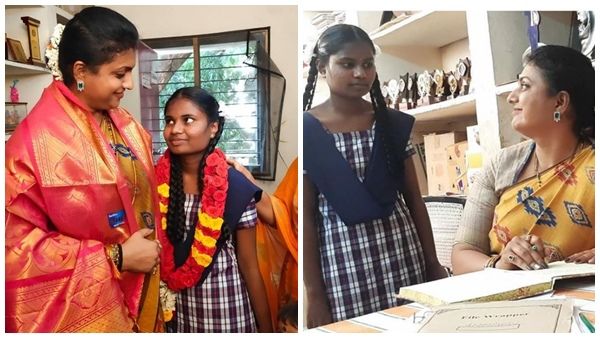 പെണ്‍കുട്ടിയെ ദത്തെടുത്ത് നടി റോജ; ജഗന്‍ മോഹന്‍ റെഡ്ഡിയ്ക്കുള്ള പിറന്നാള്‍ സമ്മാനമാണെന്ന് നടി