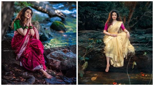 ഫോട്ടോഷൂട്ടിനിടെ കാല്‍ വഴുതി വെള്ളത്തിലേക്ക് വീണ് നടി ഹണി റോസ്; ചിത്രീകരണ വീഡിയോ വൈറലാവുന്നു