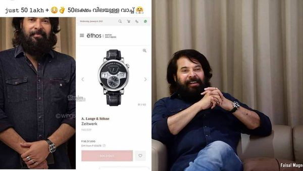 മമ്മൂട്ടി ധരിച്ച വാച്ചിന്‍റെ വില 50 ലക്ഷമോ? ചര്‍ച്ചയുമായി സോഷ്യല്‍ മീഡിയ, ലേറ്റസ്റ്റ് ചിത്രങ്ങള്‍ വൈറല്‍
