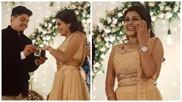 എലീനയുടെ വിവാഹനിശ്ചയം കഴിഞ്ഞു; രോഹിത്തിനൊപ്പം സുന്ദരിയായി നടി, വസ്ത്രമൊരുക്കിയതിന് പിന്നിലും ഒരു കഥയുണ്ട്