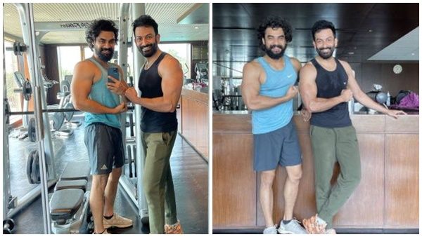 ഇംഗ്ലീഷിൽ ഒരു ക്യാപ്ഷൻ ആലോചിച്ചതാ, പിന്നീട് വേണ്ടെന്ന് വെച്ചു, പൃഥ്വിരാജിനൊപ്പം ജിമ്മില്‍ ടൊവിനോ