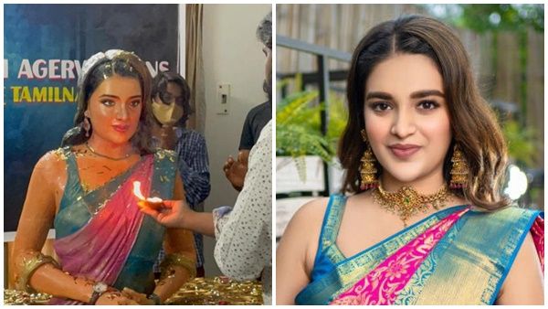 നടി നിധി അഗര്‍വാളിന് തമിഴ്‌നാട്ടില്‍ ക്ഷേത്രം, പാലഭിഷേകം നടത്തി ആരാധകര്‍