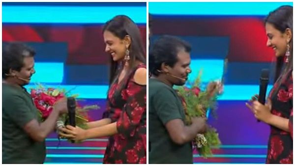 സ്റ്റാർ മാജിക്കിൽ തങ്കച്ചനെ തേടി ആരാധിക എത്തി, വീഡിയോ വൈറൽ