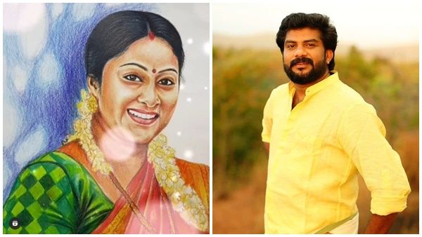 അനിയത്തി ശ്രീദേവിയെ ക്യാന്‍വാസിലാക്കി സാന്ത്വനത്തിലെ സേതുവേട്ടൻ, നന്ദിയുമായി ചിപ്പി