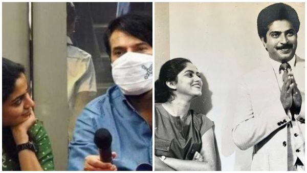 നിഖിലയെ പോലെ മമ്മൂക്കയെ നോക്കുന്ന നദിയ, വീണ്ടും വൈറലായി പഴയ ചിത്രം