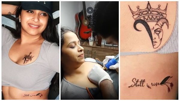 ടാറ്റൂ കുത്തിയ സന്തോഷം പങ്കുവെച്ച് സാധിക, വീഡിയോ പങ്കുവെച്ച് താരം