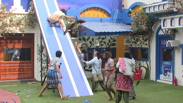 ഉടുതുണി അഴിച്ചിട്ട് സായി വിഷ്ണു; ബിഗ് ബോസിനുള്ളില്‍ നിന്നും മുണ്ട് കാണാതെ പോയതിന് പിന്നിലെ ദൃശ്യങ്ങള്‍ പുറത്ത്