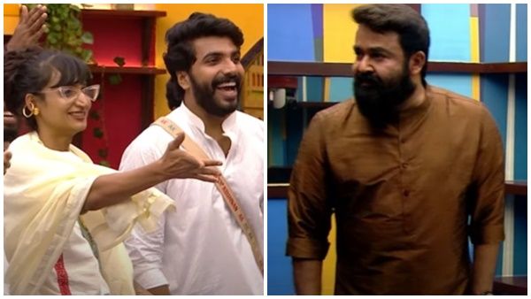 ലാലേട്ടന്‍ വന്നേ...: മത്സരാര്‍ത്ഥികള്‍ക്കൊപ്പം ആഘോഷത്തില്‍ പങ്കുചേര്‍ന്ന് മോഹന്‍ലാല്‍!