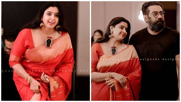 ഉത്തര ഉണ്ണിയുടെ വിവാഹ സൽക്കാരത്തിൽ തിളങ്ങി സംയുക്ത, നടിയുടെ ആഭരണങ്ങൾ ചർച്ചയാകുന്നു
