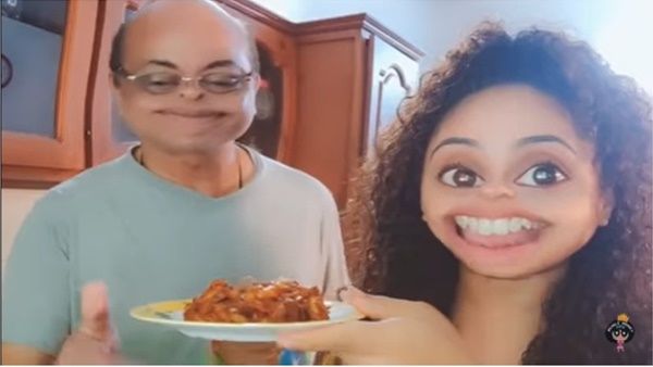പ്ലാസുവിന്‌റെ സ്‌പെഷ്യല്‍ റോസ്റ്റ് വീഡിയോയുമായി പേളി മാണി, അതിഥികളായി ഡാഡിയും ശ്രീനിഷും