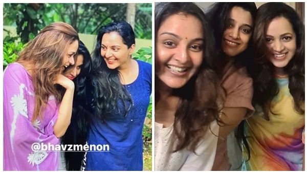 ഭാവനയ്ക്കൊപ്പം സന്തോഷം പങ്കുവെച്ച് മഞ്ജുവും സംയുക്തയും,ചിത്രം വൈറലാകുന്നു...