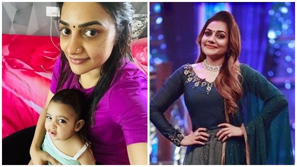 കുഞ്ഞ് കുട്ടിമണിയ്ക്ക് കൊച്ചമ്മയുടെ സംഗീത ക്ലാസ്, നിലത്ത് കിടന്ന് റിമിയെ നോക്കി പുഞ്ചിരിച്ച് വാവ