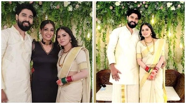 അടുത്ത സുഹൃത്ത് റൂബിക്ക് ആശംസയുമായി ആൻഷിത, എൻ​ഗേജ്മെന്റ് ചിത്രം വൈറലാകുന്നു
