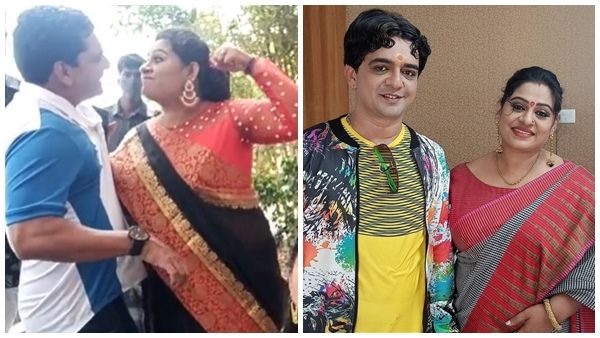 സീരിയല്‍ ലൊക്കേഷനില്‍ നടന്‍ കാര്‍ത്തിക്കിനെ വിരട്ടുന്ന ബീന ആന്റണി; രസകരമായ വീഡിയോ പകര്‍ത്തി താരങ്ങളും