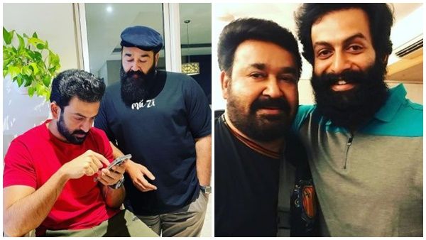 ബ്രോ ഡാഡിയിലെ ലുക്കാണോ, മോഹന്‍ലാലിന്‌റെയും പൃഥ്വിയുടെയും ചിത്രം കണ്ട് ആരാധകര്‍