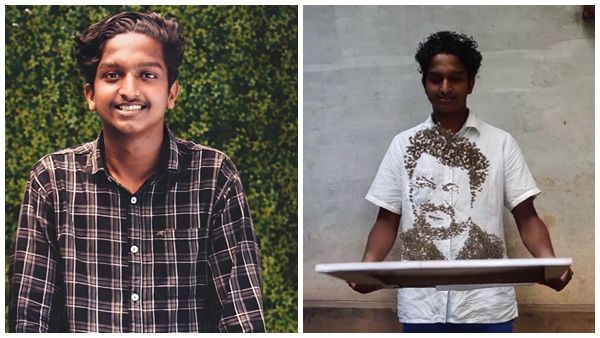 കല്ല് കൊണ്ട് വിസ്മയം തീർത്ത് രോഹിത്; 6 സെക്കന്‍ഡിൽ വായുവില്‍ വിരിയുന്ന മോഹൻലാൽ ചിത്രത്തെ കുറിച്ച് താരം