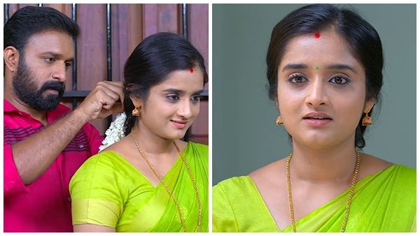 ശിവനും അഞ്ജലിയും പ്രണയത്തിന്റെ നെറുകയില്‍; പരിസരം മറന്ന് ഫോണില്‍ കൊഞ്ചുന്ന ഇണക്കുരുവികളായി താരങ്ങള്‍