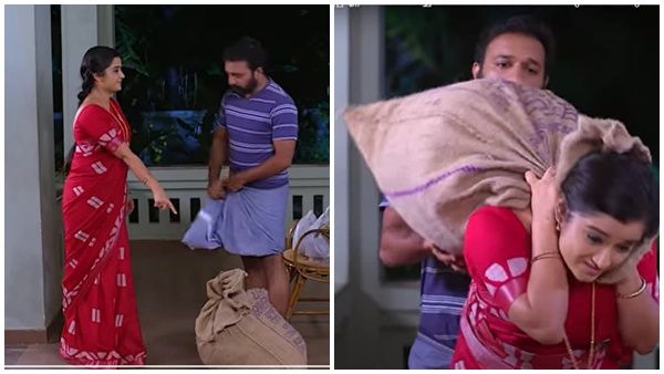 ചാക്ക് ചുമട് തോളിലേറ്റി അഞ്ജു, അവസാനം പണി പാളി,സാന്ത്വനത്തിന്റെ പുതിയ എപ്പിസോഡ്