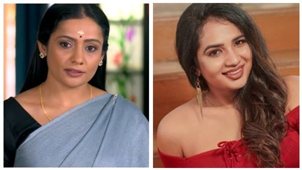 സുമിത്രയ്ക്ക് കെട്ടിപ്പിടിച്ച് ഉമ്മ നൽകി കുടുംബവിളക്കിലെ വേദിക, നമ്മൾ ആരായെന്ന് ആരാധകർ