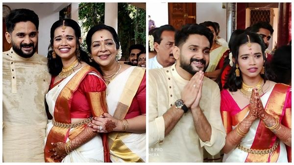 നടി ദേവി അജിത്തിന്റെ മകള്‍ നന്ദന അജിത്ത് വിവാഹിതയായി; വിവാഹശേഷമുള്ള താരപുത്രിയുടെ ചിത്രങ്ങള്‍ കാണാം