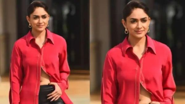 തിരക്കിനിടയില്‍ ബട്ടന്‍സിടാന്‍ മറന്നല്ലോ! മൃണാല്‍ ഠാക്കൂറിനെ കടന്നാക്രമിച്ച് സോഷ്യല്‍ മീഡിയ