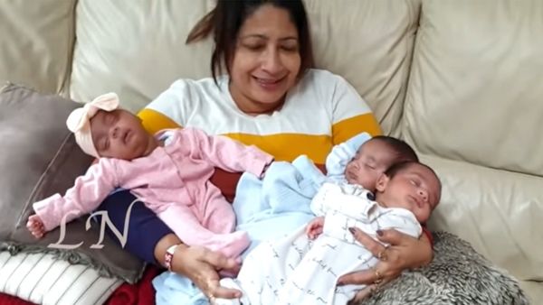 ആ മൂന്ന് മക്കള്‍ ഇവരാണ്; മകള്‍ക്ക് ഒന്നിച്ചുണ്ടായ മക്കളെ പുറംലോകത്തിന് പരിചയപ്പെടുത്തി കൊണ്ട് ലക്ഷ്മി നായര്‍