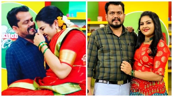 ഭാര്യയെ എടുത്തുയര്‍ത്തി ആല്‍ബി, സെറ്റില്‍ മുഴുവന്‍ റൊമന്‍സ് ആണല്ലോന്ന് ആരാധകരും; അപ്‌സരയുടെ വീഡിയോ വൈറല്‍