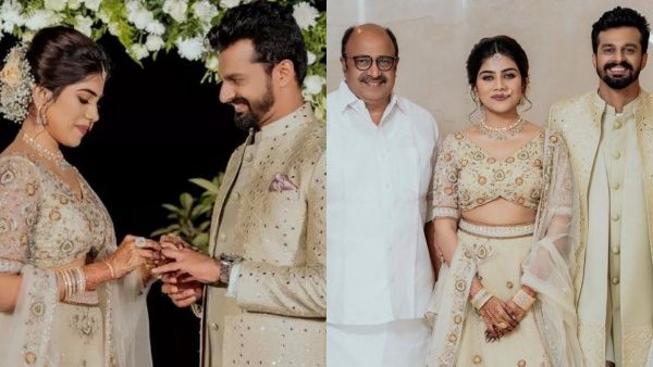 'സിദ്ദിഖിന്റെ മകൻ വിവാഹിതനാകുന്നു, ഷഹീനിന് ജീവിതസഖിയാകുന്നത് അമ‍ൃത'; എൻ​ഗേജ്മെന്റ് ചിത്രങ്ങൾ കാണാം!