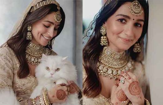 ആലിയയുടെ വിവാഹ ഫോട്ടോയിൽ താരമായി എഡ്‌വാർഡും മോതിരവും