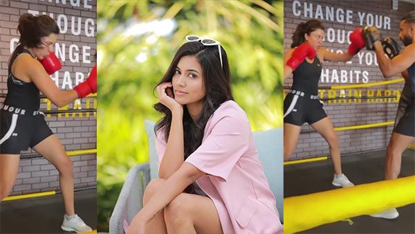 സീൻ ആണല്ലോ ഇടി കിട്ടുമോ; അഞ്ജുവിന്റെ ബോക്സിങ് കണ്ട് അമ്പരന്ന് ആരാധകർ