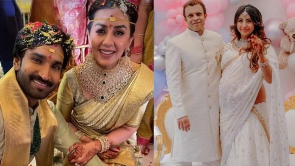 കുടുംബത്തില്‍ ഇരട്ടിസന്തോഷം; നിക്കി ഗല്‍റാണിയുടെ വിവാഹദിനത്തില്‍ ചേച്ചി സഞ്ജന അമ്മയായി
