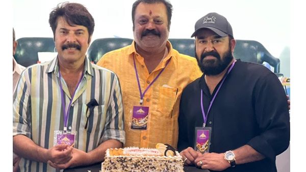 സുരേഷ് ഗോപിയ്‌ക്കൊപ്പം മോഹന്‍ലാലും മമ്മൂട്ടിയും; ഒടുവില്‍ സൂപ്പര്‍താരങ്ങള്‍ ഒരുമിച്ചെത്തിയ നിമിഷമിങ്ങനെ