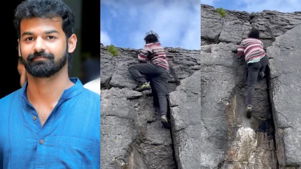 പടുകൂറ്റൻ പാറയിൽ അതിസാഹസീകമായി കയറി പ്രണവ്, ലക്ഷത്തിലൊന്നെ ഇതുപോലെ കാണൂവെന്ന് ആരാധകർ!