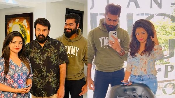 മോഹൻലാലിന്റെ വീട് സന്ദർശിച്ച് റോബിനും ആരതിയും, 'എൻ​ഗേജ്മെന്റ് ക്ഷണിക്കാൻ പോയതാണോ'യെന്ന് ആരാധകർ!