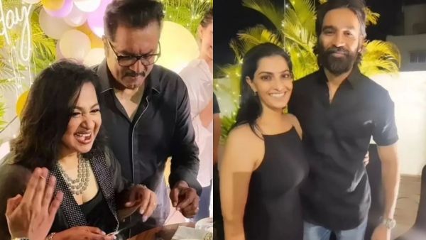 വരലക്ഷ്മിക്കൊപ്പം നിറചിരിയോടെ ധനുഷ്, വിവഹമോചനത്തിന് ശേഷം സുഹൃത്തുക്കൾക്കൊപ്പം ധനുഷിന്റെ സെലിബ്രേഷൻ!