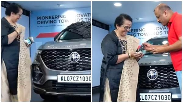 എന്റെയൊരു സൗന്ദര്യം വണ്ടിക്കും തോന്നി; ഇനി കൊച്ചുമക്കളെയും കൊണ്ട് കറങ്ങാൻ പോവണമെന്ന് നടി മല്ലിക സുകുമാരൻ