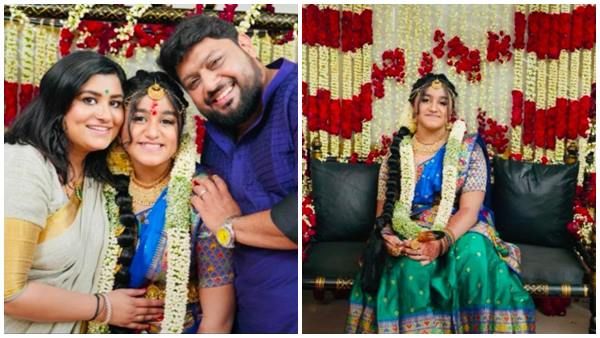 അണിഞ്ഞൊരുങ്ങി തൻവി, മകളുടെ കുട്ടി കല്യാണം ആഘോഷമാക്കി മിഥുനും ലക്ഷ്മിയും