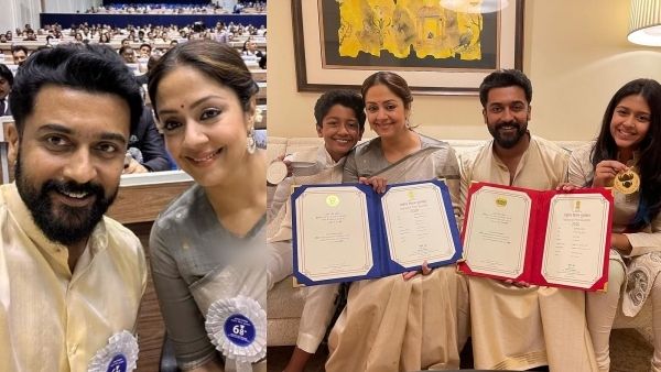 'അഭിമാന നിമിഷം'; പുരസ്കാരത്തിളക്കത്തിൽ താരദമ്പതികൾ, 'റിയൽ ലൈഫ് ബൊമ്മി ജ്യോതിക'യെന്ന് ആരാധകർ!