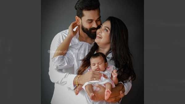 'ജനിച്ച് ദിവസങ്ങള്‍ക്കുള്ളില്‍ തന്നെ സെലിബ്രിറ്റിയായി'; വൈറലായി യുവയുടേയും മൃദുലയുടേയും കണ്‍മണിയുടെ ഫോട്ടോഷൂട്