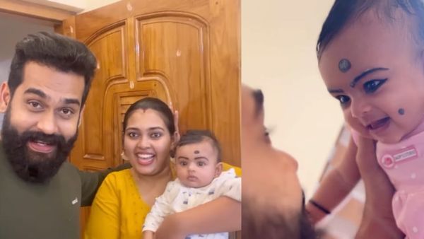 കളിചിരികളുമായി ധ്വനി, അച്ഛന്റെ രഹസ്യം പറച്ചിലിനും മറുപടി; മകളുടെ ഒരു ദിവസത്തെ വിശേഷങ്ങളുമായി യുവയും മൃദുലയും