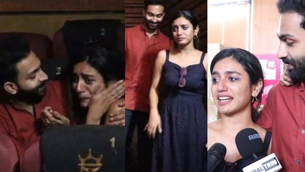 നടൻ സർജാനോ ഖാലിദിനെ കെട്ടിപിടിച്ച് പൊട്ടി കരഞ്ഞ് പ്രിയ വാര്യർ, ചെറുപ്പം മുതലുള്ള ​ആ​ഗ്രഹം സഫലമായിയെന്ന് നടി!