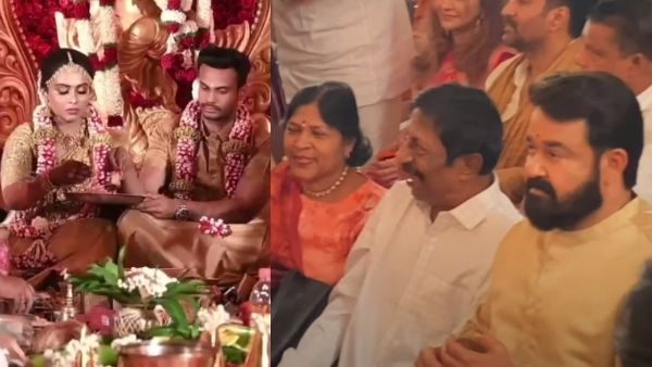 നിർമാതാവ് വിശാഖ് സുബ്രഹ്മണ്യം വിവാ​ഹിതനായി, താരനിബിഢമായി ചടങ്ങ്, സൗഹൃദം പങ്കുവെച്ച് ലാലും ശ്രീനിവാസനും!